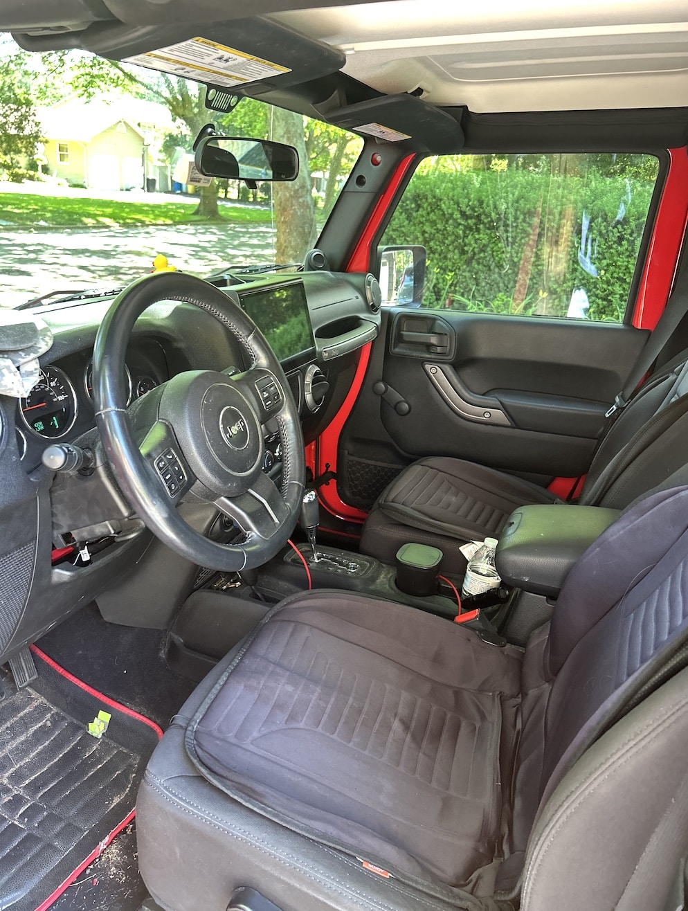 2013 Red Jeep Wrangler Sport